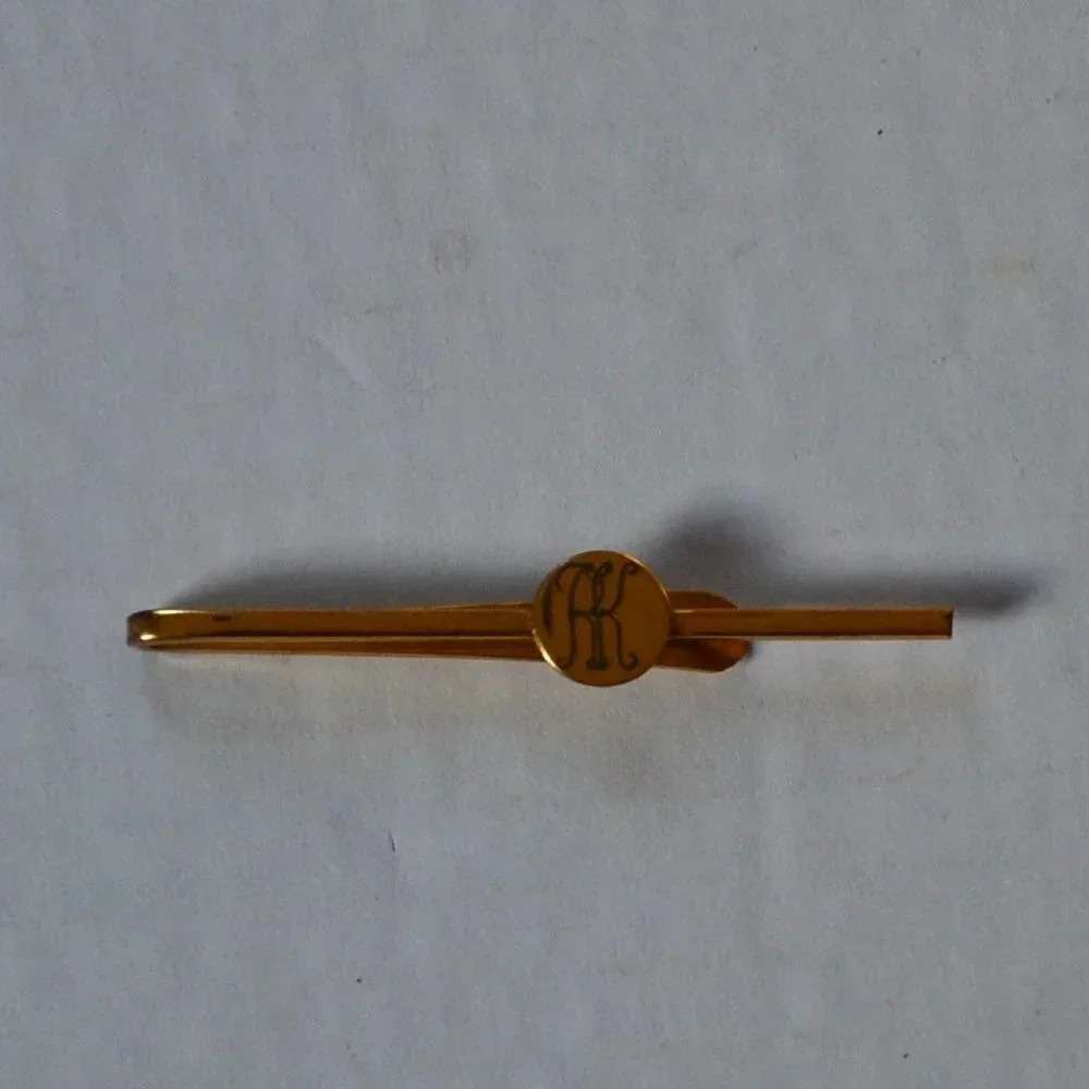 Monogram Tie  Clip